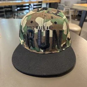 Gorra de béisbol de camuflaje visera plana hip hop streetwear bordada unisex snapback cool