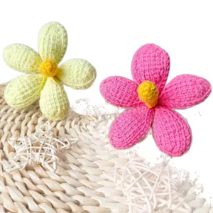 Handcrafted crochet flower finished product DIY bouquet aesthetic room decor ornament knit item
