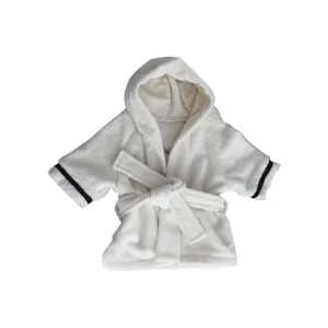 Peignoir absorbant pour animaux de compagnie avec capuche et ceinture, serviette douce chien.