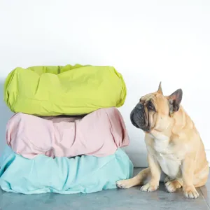 Waschbarer wasserdichter Haustierbett Bezug dicker Hundebett Ersatzbezug fuer Winter