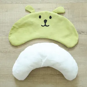 Cute dog shaped pet pillow chin rest comfortable cartoon washable sleeping helper for pets