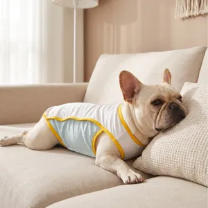 Breathable pet cooling vest for large dogs, comfortable mesh sun protection summer clothing.