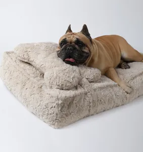 Letto per animali domestici in peluche soffice cuscino nuvola addensato morbido