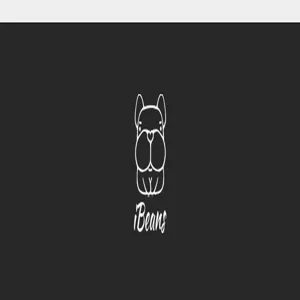 IBEANS brand logo detail graphic showcasing cute pet apparel styling and brand identity.