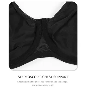 Dettaglio reggiseno sportivo nero, design senza ferretto, vestibilità comoda e traspirante.