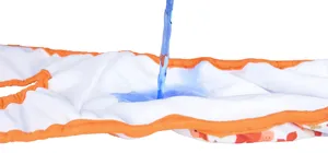 Absorbent pet dog physiological pants detail showcasing leakproof waterproof fabric performance.