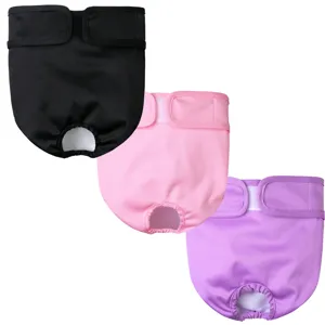 Pet Dog Sanitary Pants Washable Female Dog Diapers Breathable Leak Proof Physiological Pants Pet Clothing