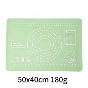 Food grade silicone kneading mat thickened non-slip baking pastry mat 50x40cm kitchen tool