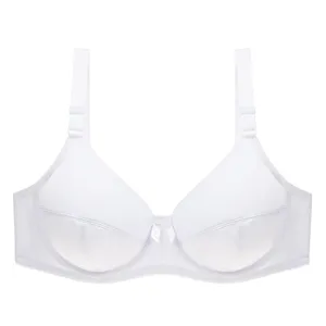 White smooth padded bra detail, comfortable plus size lingerie feature adjustable strap.