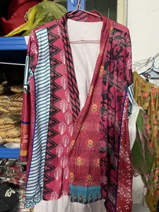 European style loose casual printed cardigan for women, comfortable long sleeve autumn wear.
