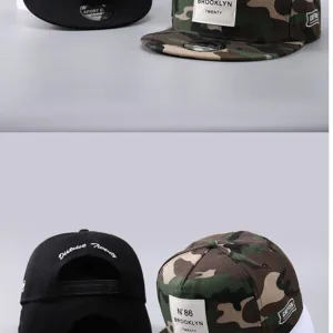 Gorra de béisbol hip hop hombre camo snapback tendencia ajustable moda detalle