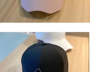 Detailed view of casual cotton baseball cap with curved brim and embroidered design for daily wear.