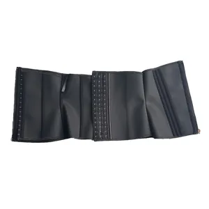 Women latex waist trainer corset body shaper weight loss workout sweat cincher belt shapewear