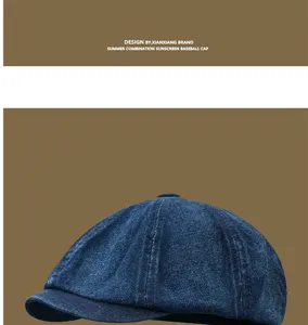 Classic tzin newsboy kapelo vintage bere gia gynaikes kai andres, leptomereia painter.