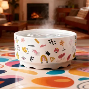 Constant Temperature Ceramic Pet Bowl Smart Heating Water Bowl For Cats And Dogs Winter Warm Pet Tableware