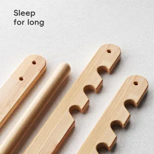 Solid wood cat lounge chair replacement parts, durable solid wooden slats and rods for pet bed.