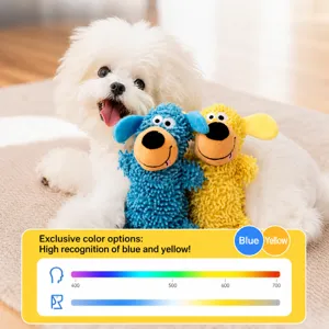 Interaktives Plüsch-Hundespielzeug Quietschie Kauspielzeug für Welpen und tägliche Beschäftigung.