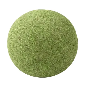 Green grass ball hamster chew toy pet molar snack natural papaya grass landscaping ornament