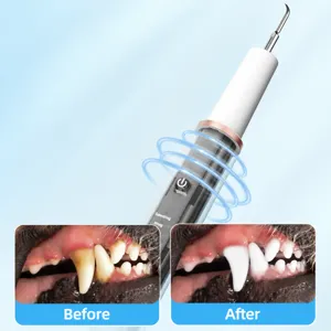 Pet ultrasonic dental scaler for dogs cats teeth cleaning tartar remover tool electric.