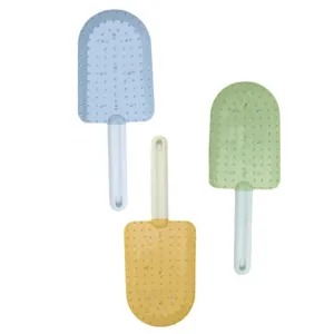 Pet hair removal comb for cats and dogs, portable multi-color grooming brush for shedding.