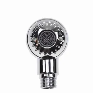 Pet Bath Shower Nozzle Pressurized Adjustable Dog Bathing Sprayer ABS Chrome Coated Pet Cleaning Grooming Tool