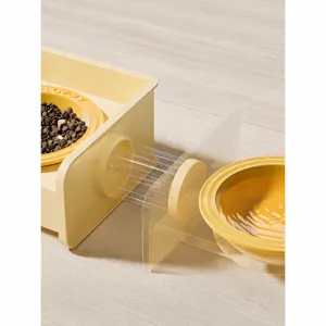 Ciotola per gatti modulare design ad incastro ideale per alimentazione multipla.