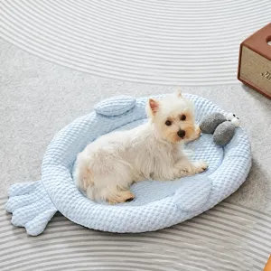 Pet Cooling Mat Summer Ice Silk Dog Bed Cat Sleeping Pad Breathable Soft Cooling Pad For Small Animals Pet Supplies