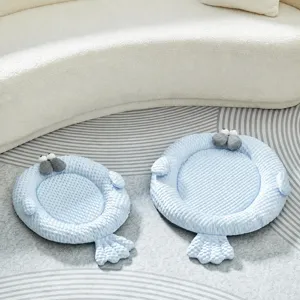 Pet cooling mat for dogs and cats summer breathable ice silk soft cushion for sleep