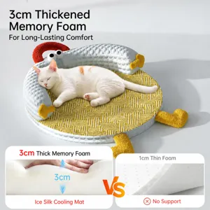 Pet cooling mat rattan cat bed breathable summer sleeping pad for dogs and cats comfort
