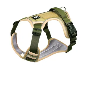 Tactical Dog Harness Vest Heavy Duty No Pull Pet Chest Strap Adjustable Reflective