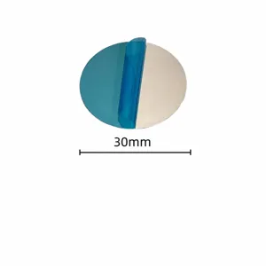 Round metal adhesive mounting plates, 30mm diameter 0.3mm thickness for magnetic holder.