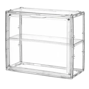 Organizador de maquillaje y perfume de acrílico transparente estante de exhibición de varios niveles