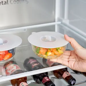 Couvercle de bol en silicone japonais, couvercle étanche universel anti-poussière pour tasses.