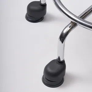 Coupelles de roulette pour chaise anti-dérapant patin protection sol meuble noir
