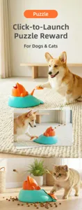 Interactief huisdier puzzel speelgoed voor honden en katten, langzaam voeren voerspeler educatief leuk