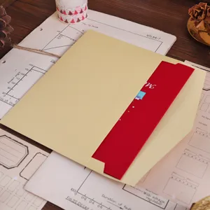 Christmas 3D pop-up greeting card with kraft envelope, perfect holiday gift and decor.