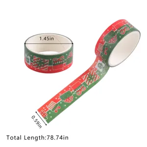 Christmas washi tape decorative masking tape DIY scrapbooking crafts wrapping gift supplies