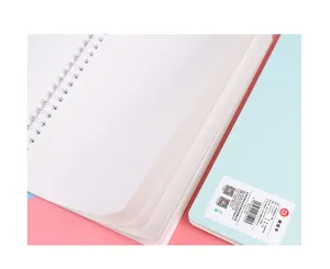 A5 Spiral Release Paper Notebook Washi Tape Storage Book Journal DIY Diary Planner Blue