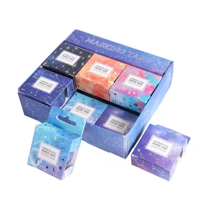 Starry starry sky washi tape set 12pcs decorative masking tape for journal DIY crafts.