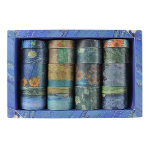 Van Gogh style washi tape set decorative masking tape for journal planner craft DIY art supply