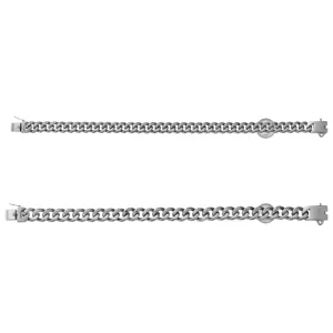 Heavy stainless steel Cuban link dog chain necklace 19mm heavy metal pet collar jewelry