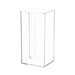 Caja de Pañuelos Colgante de Acrílico Transparente Soporte para Toallas de Papel Sin Perforaciones Estante de Almacenamiento Minimalista Para Cocina Baño