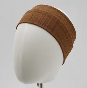 Fascia per yoga elastica e a costole in tinta unita, comodo accessorio per capelli.