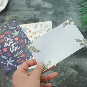 Estilo INS papeleria creativa fresca sobre de carta tarjeta de felicitacion conjunto para