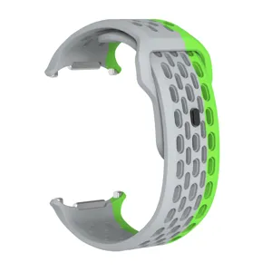 Silicone watch strap for Samsung Galaxy Watch Ultra, breathable perforated replacement band
