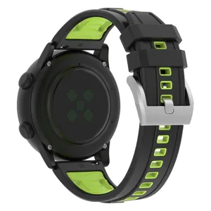 Replacement silicone watch strap compatible with Samsung Huawei smartwatches 22mm detail