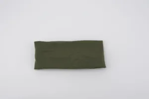 Solid color wide stretch headband detail, soft athletic hair accessory for daily fitness.