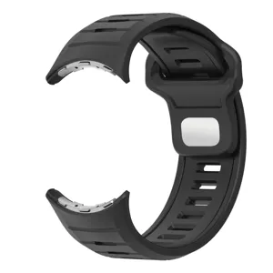 Comfortable black silicone sport replacement watch band for Google Pixel Watch 3 45mm