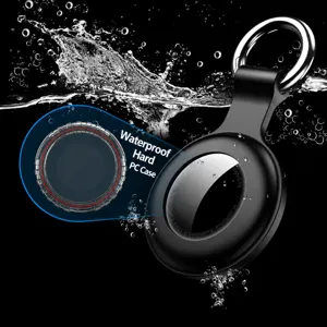 Waterproof Protective Case for Apple AirTag Hard PC Rotating Buckle Anti-lost Cover
