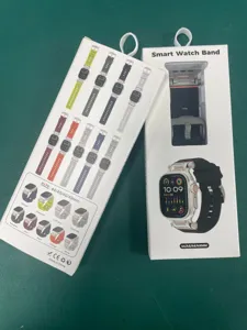 Silicone watch band detail view, compatible with smart watch, metal buckle and durable strap.